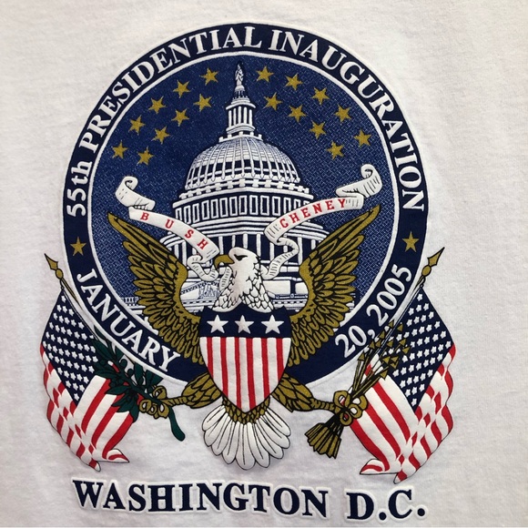 Presidential Inauguration 2005 Washington DC 55th T-Shirt Size L - Picture 2 of 4